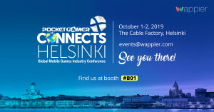 wappier at PGC Helsinki October 2019, events, mobile games, PGC, PGC Helsinki, Pocket Gamer Connects, wappier